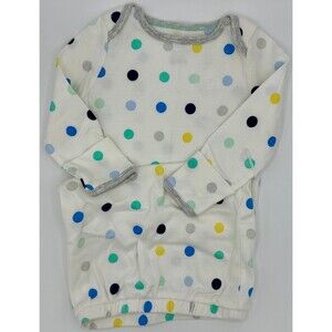 Cloud Island Sleep Sack White Blue Yellow Green Polka Dot (948)